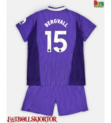 Tottenham Hotspur Lucas Bergvall #15 Tredje Kläder Barn 2026-27 Kortärmad (+ Korta byxor)